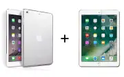 TPU Silicone Case for Apple IPAD 2017/2018 9,7 + Display Protector Foil