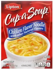 SOUP SECRETS Lipton Cup-a-Soup Instant Soup Chicken Noodle 4 Count