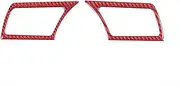 Trim Interior for G37 G35 2007-2013 Interior Accessories Car Dashboard Cruise Button Frame Trim (Color : Red)