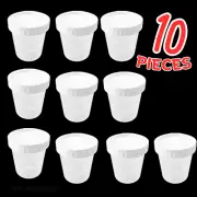 10-Pack 120mL Lab Specimen Containers with Screw Cap - Marked Date/Room