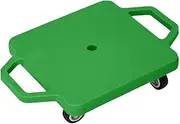 Indoor Scooter Board with Handles Physical Education Play Equipment with Rollers Floor Scooter Balance Board, for Indoor Gym