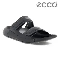 在飛比找momo購物網優惠-【ecco】2ND COZMO W 科摩可調式經典皮革涼拖鞋