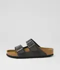 New Birkenstock Arizona Velvet Grey Birkibuc Slides Velvet Grey Womens Shoes