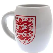 FOCO Officially Licensed England FA Crest White Tea Tub Coffee Mug
