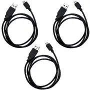 3X Micro USB Cables Adapter for Amazon Kindle Fire 1 2 HD 7.0 8.9 Tablet