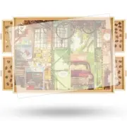 ALL4JIG 1000 Piece Rotating Puzzle Board With 4 Drawers 22” X 30” Lazy Susan