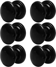 Ceramic Knob,Cabinet,Furniture Pull Handles,Door Pull,Drawer Pull Handle,6pcs Ceramic Knobs Vintage Knob Drawer Round Pull Handle Furniture Drawer Cabinet Cupboard Wardrobe Dresser Replacement Black