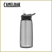 在飛比找PChome24h購物優惠-CamelBak 1000ml eddy+多水吸管水瓶 炭黑