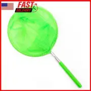 Professional Net Pool Leaf Rake Telescopic Pole Cleaner Supplies (Green)