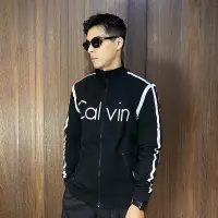 在飛比找蝦皮購物優惠-美國百分百【全新真品】Calvin Klein 立領外套 運