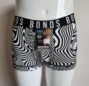 Bonds Mens MWDP OL8 Duality Wave Printed Icons Low Rise Trunk Brief Size XXL New