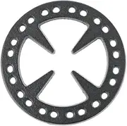 Aupoko Cast Iron Gas Stove Cooker Ring Reducer for Gas Stovetop Espresso Maker,Coffee Moka Pot(5.04-Inch)