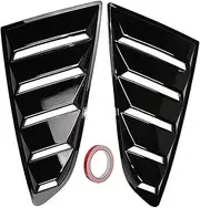 Rear Quarter Window Louvers Side Air Vent Cover Windshield Compatible For Ford Mustang 2015-2021 Car Accessories Modified Window Blinds