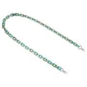 Purse Chain Strap, 47.2 Inch Acrylic Strap Replacement for Handbag, Green