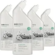 Ecostore Toilet Cleaner 4x Multi Pack - Eucalyptus 500ml Pack of 4, Liquid Toilet Cleaner, Plant Based, Bleach Free, Toilet Freshner, Recyclable bottle, Eliminates Odours