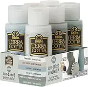 FolkArt, Sun-Baked Set, 6 Piece Terra Cotta Acrylic Paint Kit Featuring 6 Colors for DIY Indoor & Outdoor Multi-Surface Craft Projects, 7594