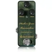 One Control Hooker`s Green Bass machine Bass Preamp Guitar Effects pedal