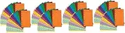 NUOBESTY 4sets Budget Binder Planner Cash Envelopes Budget Sheets Envelopes Account Book Cash Holder 24pcs*4