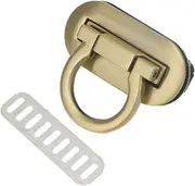 Gatuida 4PCS Durable Die Casting Alloy Lock Clutch for Suitcases Mortise Locks Lightweight Easy to Install for DIY Bag Lovers Bronze Finish