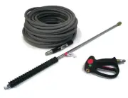 4000 PSI Deluxe SPRAY GUN, 36" Wand, & 100' Hose for MTM Hydro 24.0061, 240061
