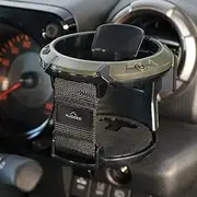 Car Cup Holder with Hook, Adjustable Car Air Vent Cup Mount, Universal Drink Clip-on Holder Soft Drink Water Coffee Bottle Stand