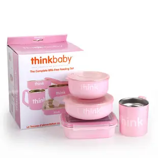 現貨-美國Thinkbaby 304不鏽鋼環保兒童學習餐具組