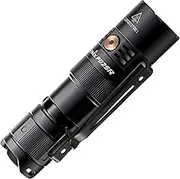 fenix PD25R Black, Rechargeable Mini Multi-Purpose LED Torch | 800 Lumens | 250m | 70 Hrs Max | 700 mAh | USB-C | Two-Position Body Clip | IP68