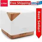 Long-lasting Aromatherapy Diffuser - 700ml Ultrasonic Humidifier with LED Lights