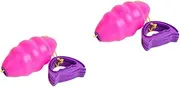 2 Sets Toy Puller Ball Zoom Games for Family Double Rallying Balls Sliding Toy Toys for Kids Children Interactive Balls Abs Parent-Child Compression Hand Painted