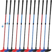 [Liliful] 12 Pack Golf Putters for Kids Two Way Mini Golf Putter with 12 Golf Balls Bulk Putter for Right or Left Handed Golfers Adjustable Length Golf Clubs Set for Men and Women