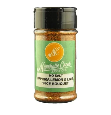 Marshalls Creek Spices Paprika Lemon & Lime Spice Bouqet, No Salt Mini Jar