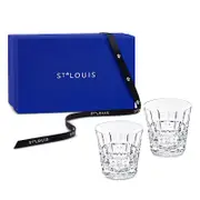 Saint Louis Manhattan Large Old Fashioned Glass, Set of 2