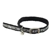 Rogz Sparklecat Pin Buckle Reflective Cat Collar Black XS 8mm