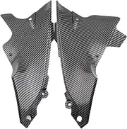 Motorcycle Mudguard Motorcycle Air Duct Side Panel Fairing Cowl Cover ABS Plastic Fit For Yamaha YZF R1 YZF-R1 2004-2006 Cowls Board(Carbon fiber)
