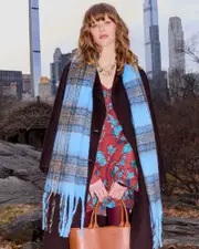 [Belle & Bloom] Coming Home Scarf - Blue One Size