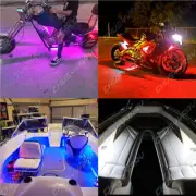 4PCS Car RGB USB 36 LED Light Strip Interior Atmosphere Lamp With Remote Control