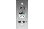 NIDAC DE02 Flush Stainless Steel Architrave Type Press to Exit Button