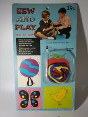 Vintage 1964 Sew and Play Set By Watkins-Strathmore NEW OLD STOCK ITEM