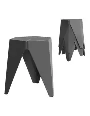 [Artiss] Puzzle Stackable Bar Stools in Grey