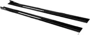8pcs 2.2m Car Side Skirt Extension Splitter Winglet Side Wing Bumper Lip Compatible for Audi A3 S-line / S3 2017-2019(Bright Black)
