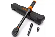 3Pc 1/2" Drive Click Torque Wrench Ratchet Socket Adaptor Extension Workshop Ratchet Wrenches
