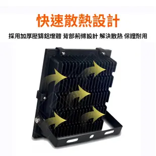 保固一年 150w LED燈 戶外投射燈 加厚款 110/220V通用 燈具 投光燈 探照燈 防水 戶外燈 廣告招牌