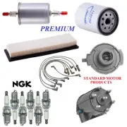 Tune Up Kit Filters Cap Wire Spark Plugs For CHEVROLET CAPRICE V6 4.3L 1992-1993