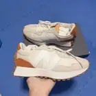 New Balance 327 Casual Women's WS327RA White Cream Brown Size 6–11