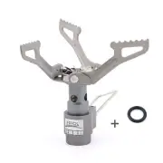 BRS-3000T Titanium Gas Burner Camping Stoves Ultralight w 1 Extra Backup O-Ring