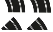 Scalextric: Standard Straight and R2 Curve - Track Extension Pack