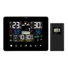 Wireless Weather Station Alarm Clock 7 Languages Sunrise/Sunset Display Tide