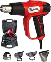 BOXTEC Heat Gun Digital Heat Gun HL 2020 Temperature Control Continuously 50 °C - 600 °C, Category: 2000 W/Digital Display/Set with Case