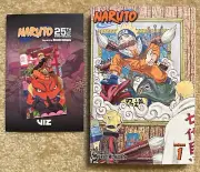 NARUTO 25th Anniversary Manga & Magnet Set Anime AX 2024 Sdcc