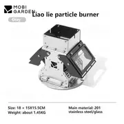 MOBI GARDEN Multi-Functional Firewood Stove, Particle Burner